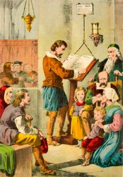 Lecture de la Bible à St Pauls