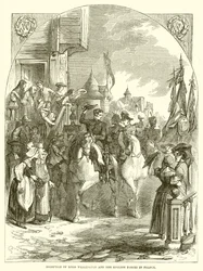 Réception de Lord Wellington et des forces anglaises en France