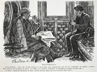Réciproque, illustration de Punch