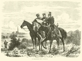 Reconnaissance près de Strasbourg, septembre 1870