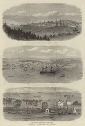 Régate à Halifax, Nouvelle-Écosse (gravure)