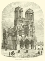 Cathédrale de Reims, façade ouest