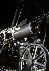 Restes de la Rocket de Stephenson, 1829 (détail)