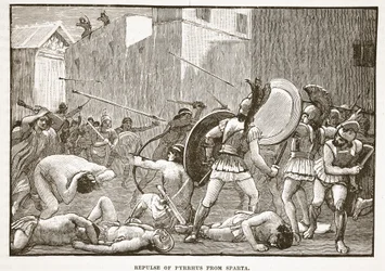 Repousse de Pyrrhus de Sparte