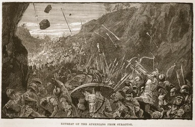 Retraite des Athéniens de Syracuse