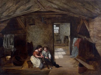 Étude du révérend John Wesley, Orphan House, Newcastle, 1856