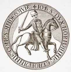 Revers du sceau du roi Jean