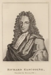 Richard Gascoigne, exécuté pour trahison, 1716