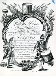 Robert Horne, fabricant de tambours (gravure)