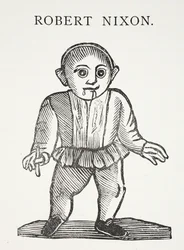 Robert Nixon, illustration de Chap-books du XVIIIe siècle par John Ashton, pub. 1882