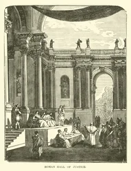Salle de justice romaine