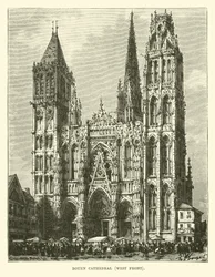 Cathédrale de Rouen, façade ouest