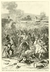 Rout et massacre des puritains après la bataille de Bothwell Bridge