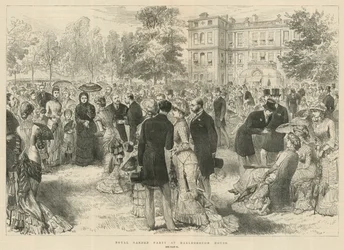 Garden-party royale à Marlborough House, Londres