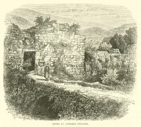 Ruines à Césarée de Philippe