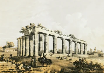 Ruines du temple de Corinthe