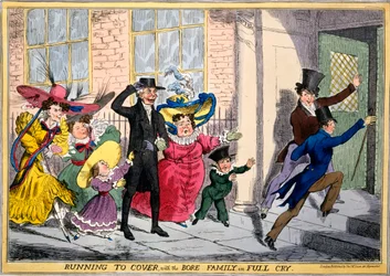 Courir à couvert avec la famille Bore en pleine course, c.1830