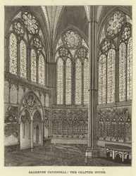 Cathédrale de Salisbury, la salle capitulaire