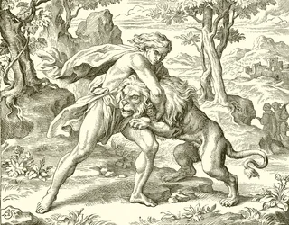 Samson et le lion