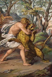 Samson tuant le lion
