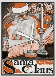 Père Noël (lithographie en couleur)