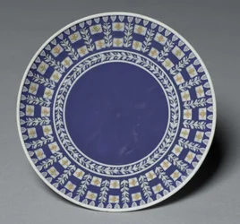 Soucoupe, fabriquée par la Manufacture Wedgwood, c.1784