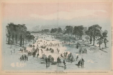 Scène à Hyde Park, Londres