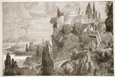Paysage au Cap Misène, près de Baïes