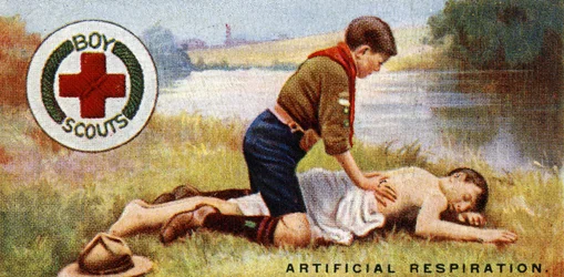 Badge de premiers secours pour scouts, 1929