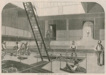 Salle des machines à vis du Great Eastern