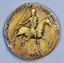 Sceau du Roi Jean (1167-1216) 1200