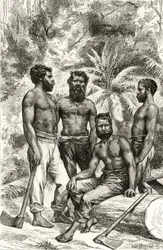 Aborigènes victoriens semi-civilisés, de 