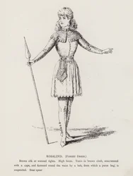 Comme il vous plaira de Shakespeare : Rosalind, costume de forêt