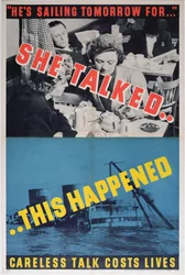 Elle a parlé... Cela est arrivé, affiche de la Seconde Guerre mondiale