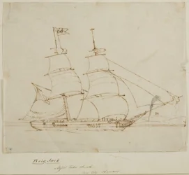 Portrait de navire - Brig Jack