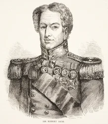 Sir Robert Sale, illustration de Cassells Illustrated History of England