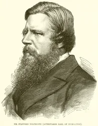 Sir Stafford Northcote (devenu plus tard Comte d