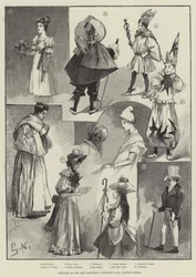 Croquis au bal des enfants de la Lady Mayoress, Mansion House (gravure)