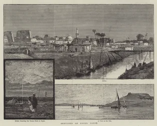 Croquis de la Haute-Égypte