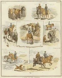 Croquis à cheval