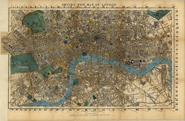 Nouvelle carte de Londres de Smith