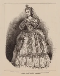 Sophie Arnould dans le rôle de Thisbe dans l