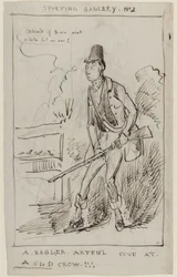 Galerie sportive n°2, A Regler, Artful Cove at a Old Crow, vers 1825