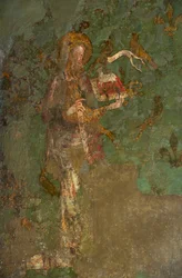 Saint Jean-Baptiste (détail de la fresque de la tour Byward)