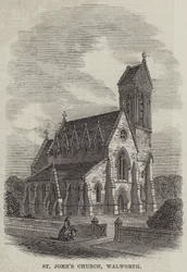 Église Saint-Jean, Walworth (gravure)