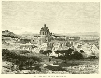 Saint-Pierre, depuis la Villa Doria Pamfili