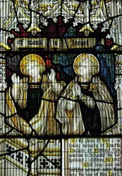 Vitrail dédié à Janetta, 7e Duchesse de Rutland, Transept Sud