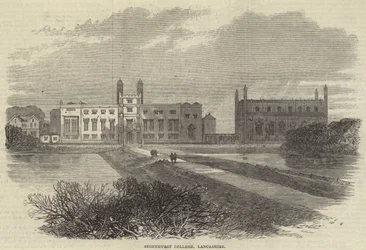 Collège de Stonyhurst, Lancashire (gravure)