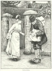 Livraison le dimanche (gravure)