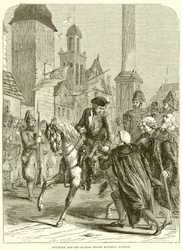 Souvorov et les troupes russes entrant à Varsovie